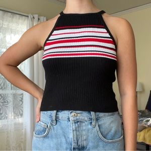 Forever 21 ribbed halter tank top